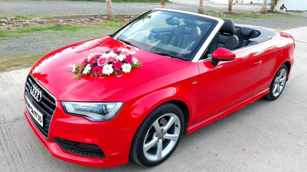 Audi A3 Convertible Red Profile