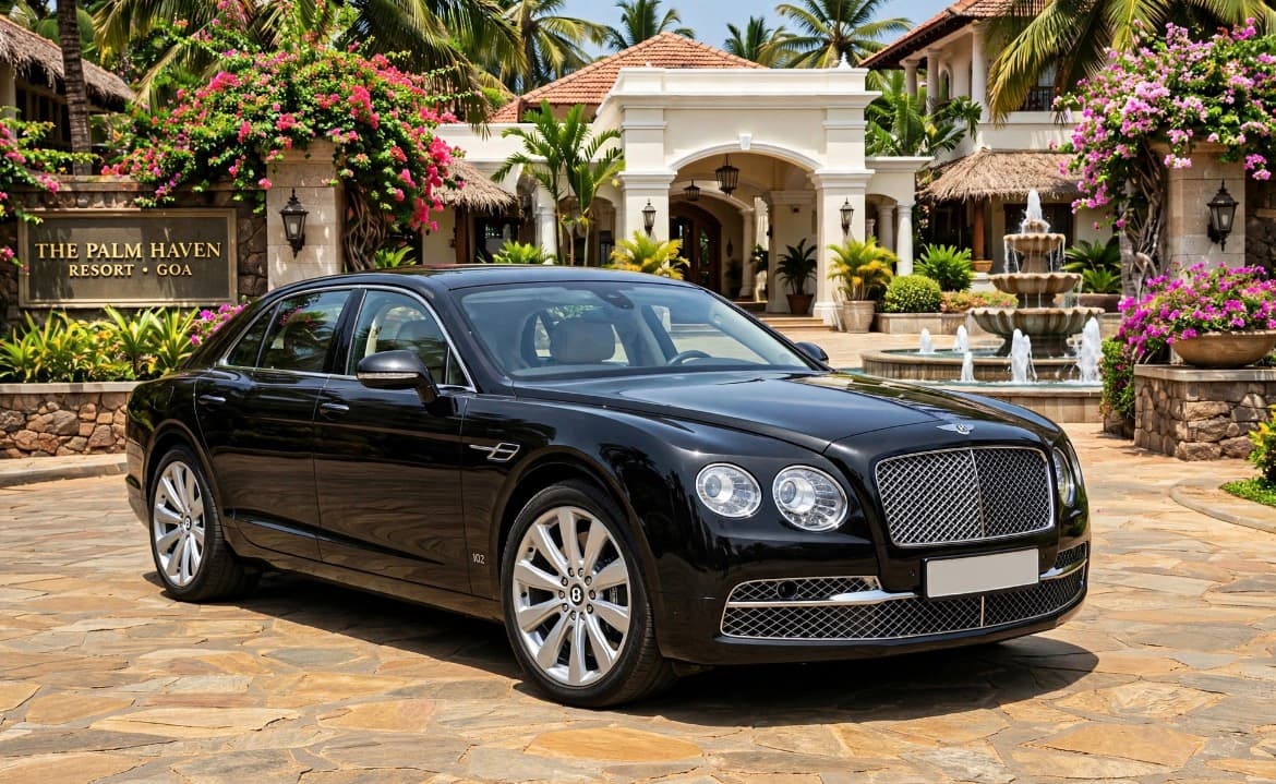 Bentley Flying Spur in Goa