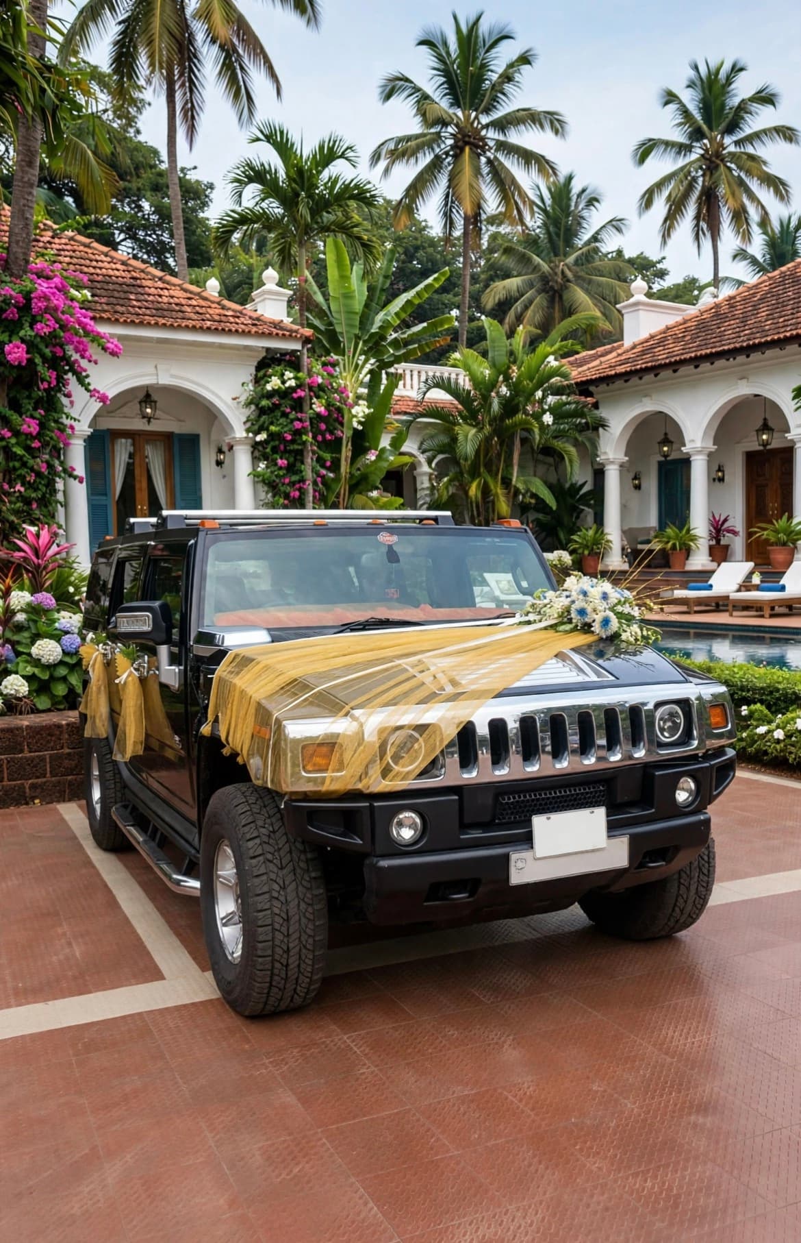 Hummer Black Wedding Car